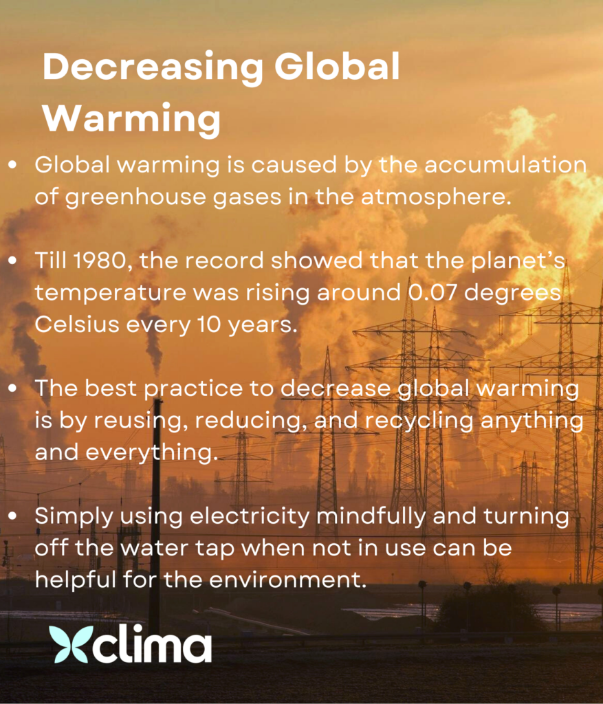 decrease global warming