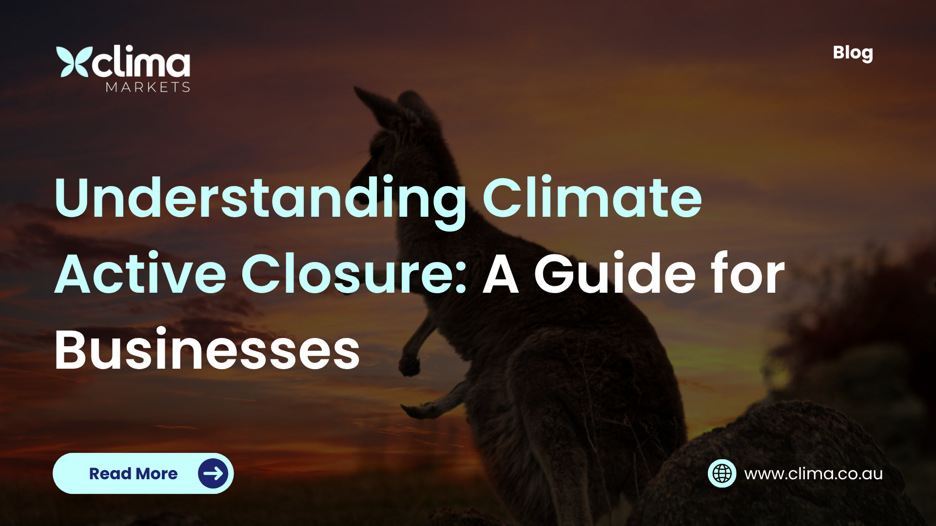 Blog cover image for a blog title Understanding Climate Active Closure: A Guide for Businesses